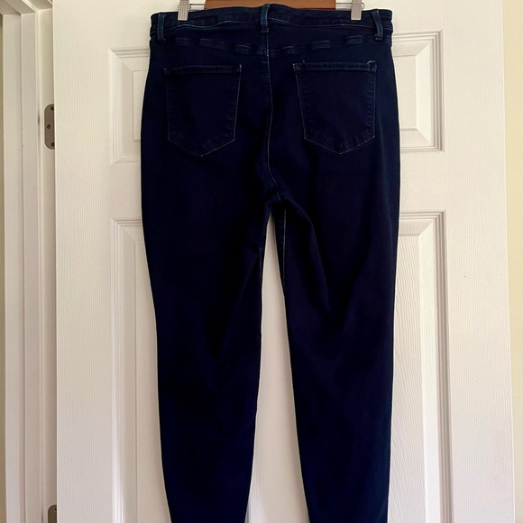 Talbots Flawless High-Waist Jegging Ankle Pants in Dark Navy Denim - Picture 3 of 5